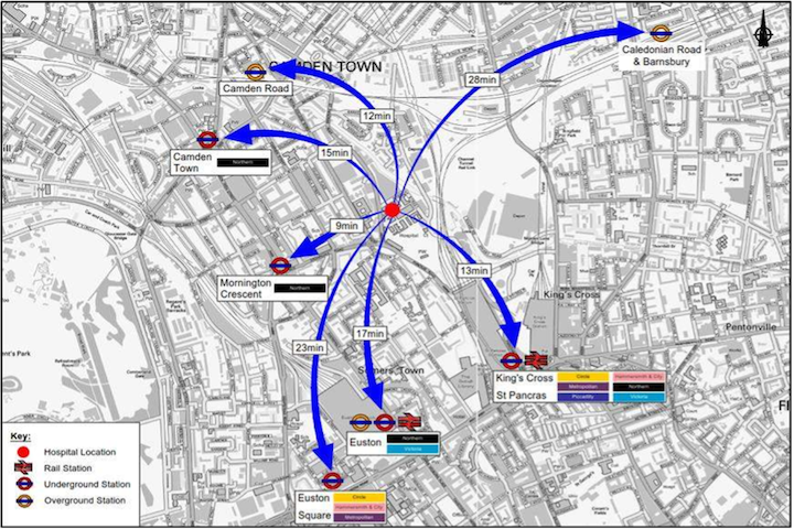 Oriel map and directions