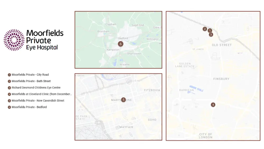Moofields Private location map 2023