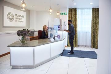 Moorfields Private Outpatient Centre Reception