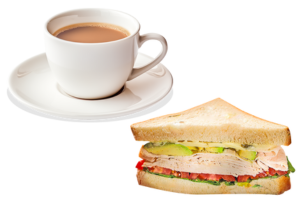 Tea And Sandwich easy read