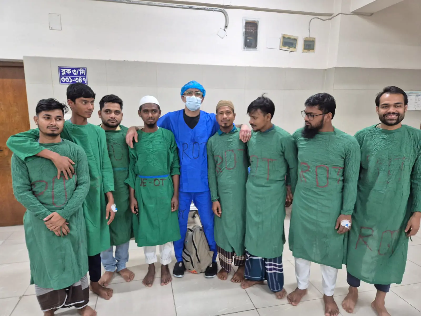 Surgical team photo