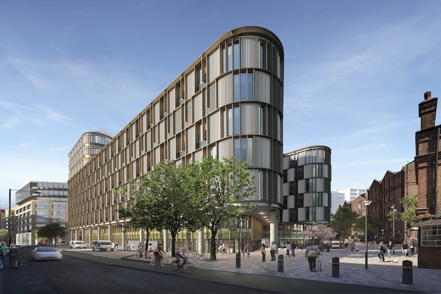 Digital image of Oriel building exterior