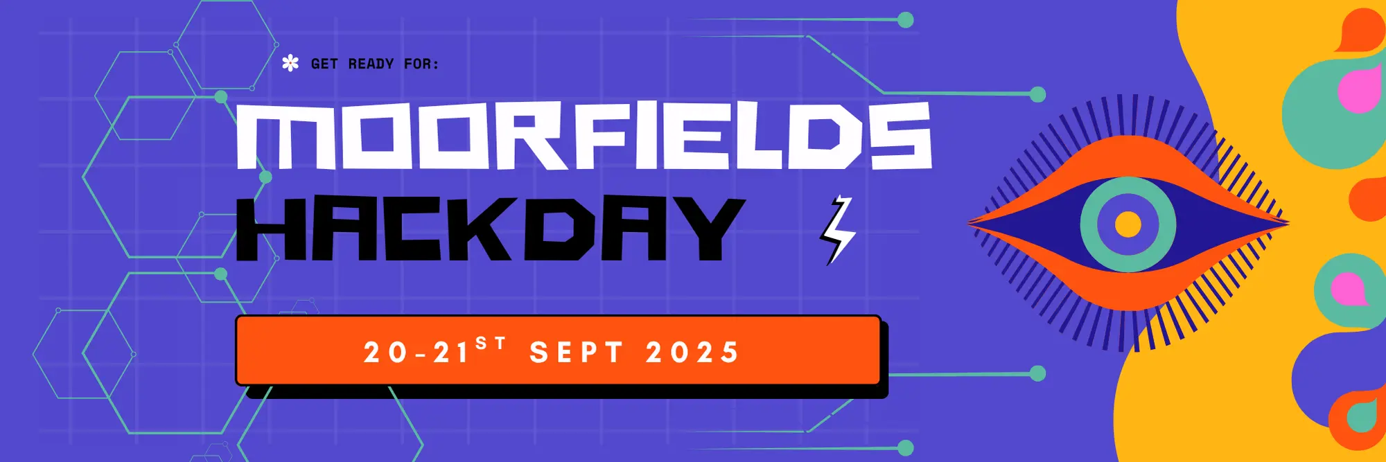 Colourful Hackday 2025 information banner