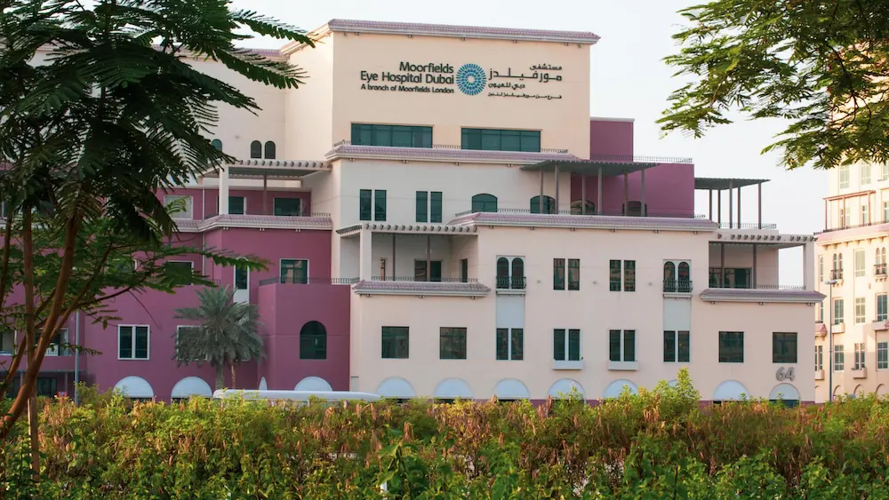 Exterior of Moorfields Dubai