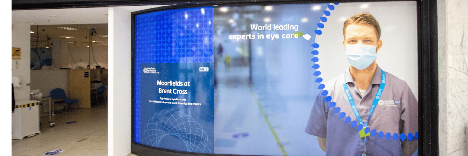 External advertising for Brent Cross diagnostic hub